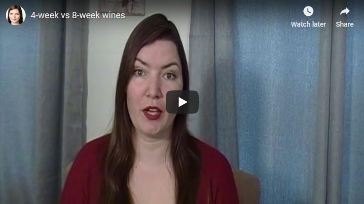 4-week vs 8-week wines